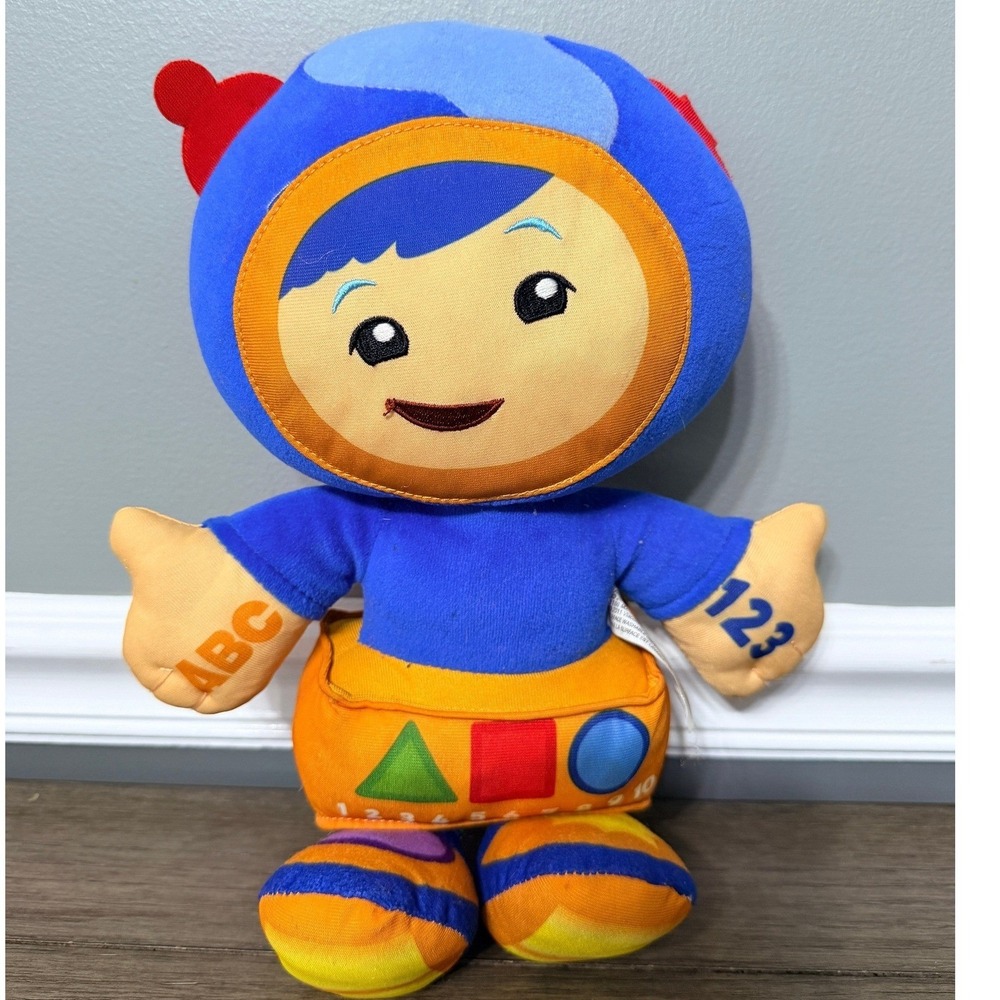 Fisher-Price Team Umizoomi Geo Plush Stuffed Toy Nickelodeon Nick Jr -READ-